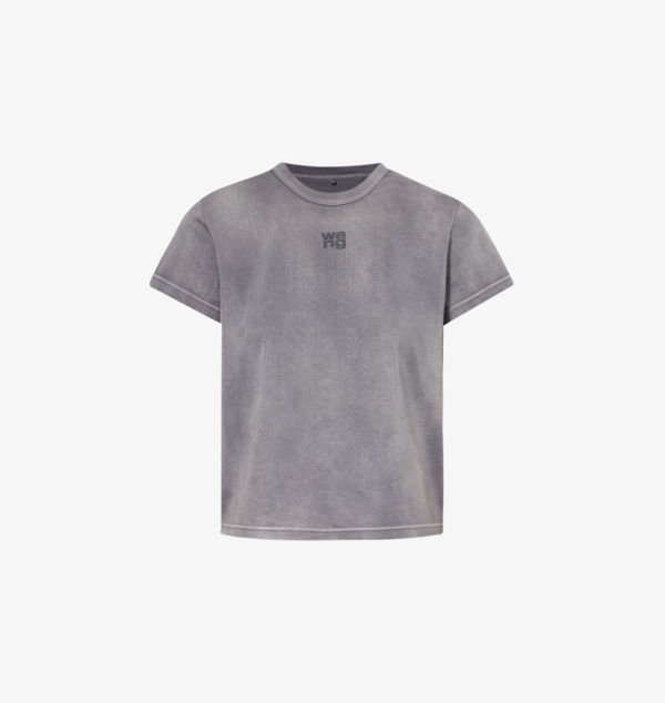 Футболка из хлопчатобумажного трикотажа с выцветшим эффектом Alexander Wang, цвет washed asphalt
Футболка из хлопчатобумажного трикотажа с выцветшим эффектом Alexander Wang, цвет washed asphalt