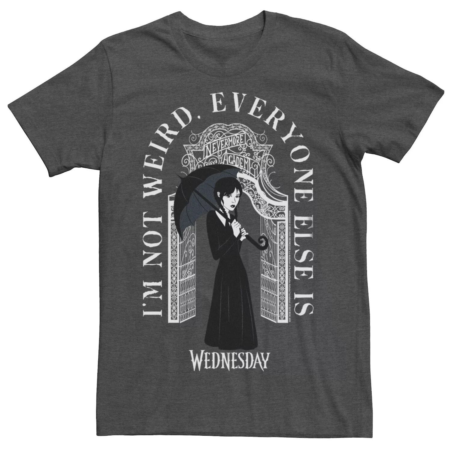 Мужская футболка Wednesday Im Not Weird Licensed Character 
Мужская футболка Wednesday Im Not Weird Licensed Character