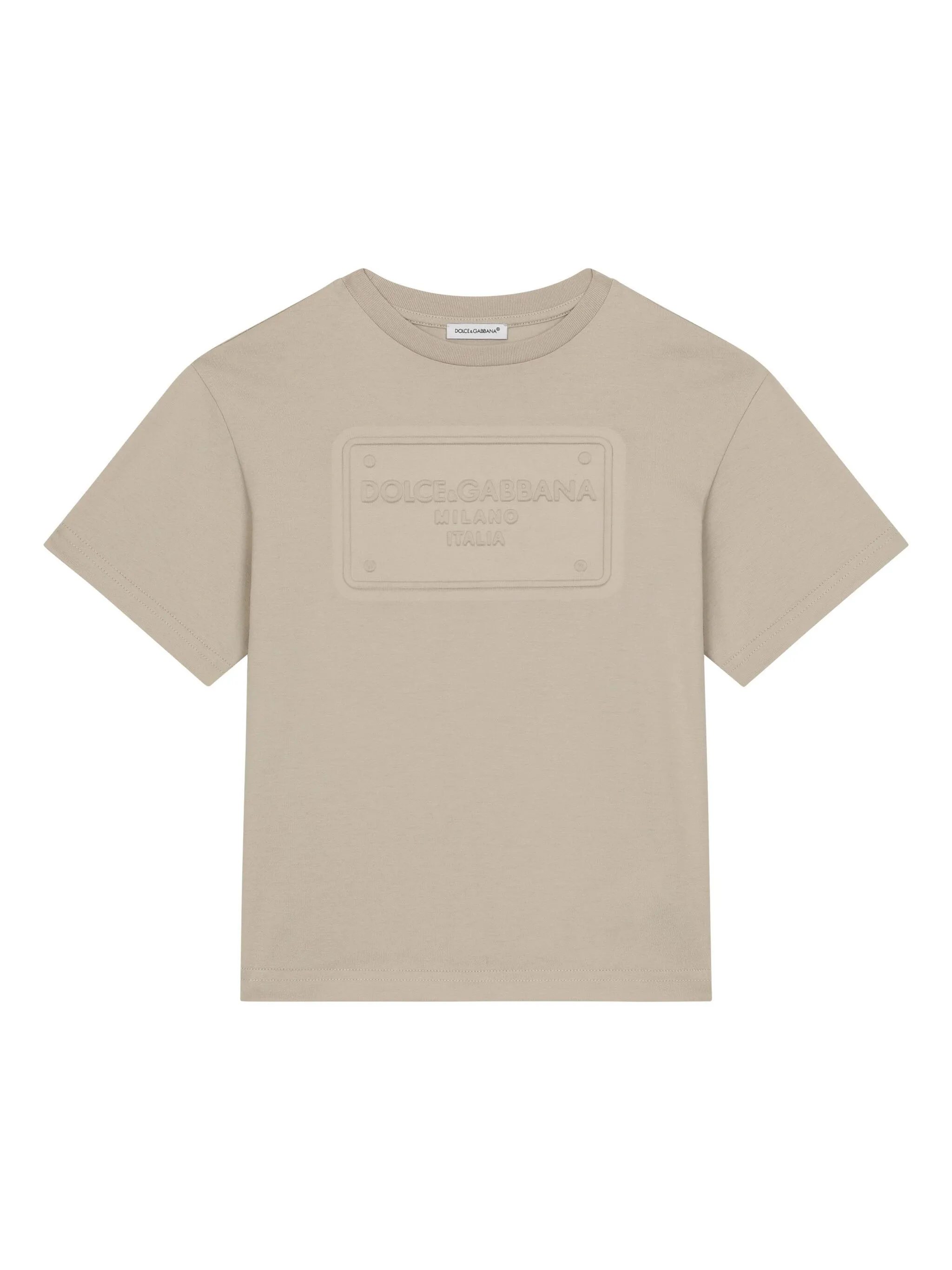 Футболка с логотипом Dolce & Gabbana Kids, бежевый
Футболка с логотипом Dolce & Gabbana Kids, бежевый