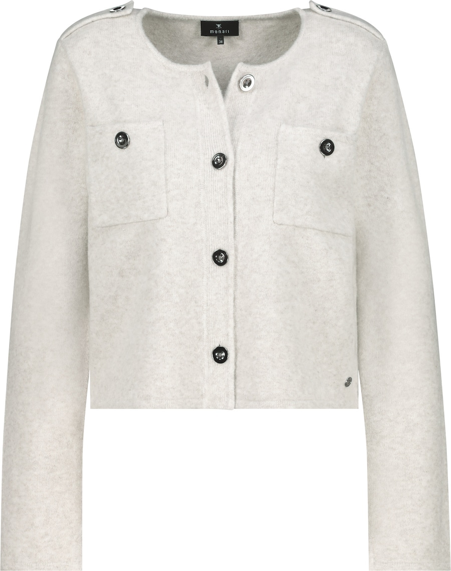 Вязаный кардиган monari, светло-серый
Вязаный кардиган monari, светло-серый