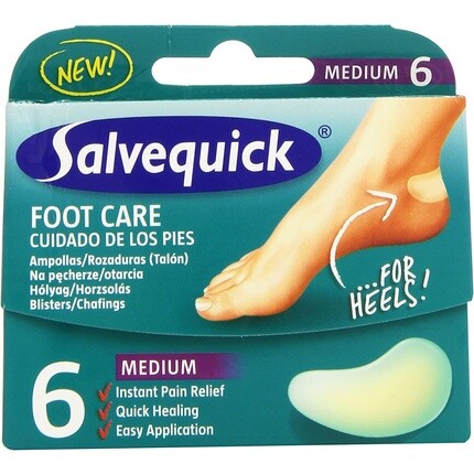 Salvequick Care of the Foot Мозоли/натирание пяток – упаковка из 6 шт.
Salvequick Care of the Foot Мозоли/натирание пяток – упаковка из 6 шт.