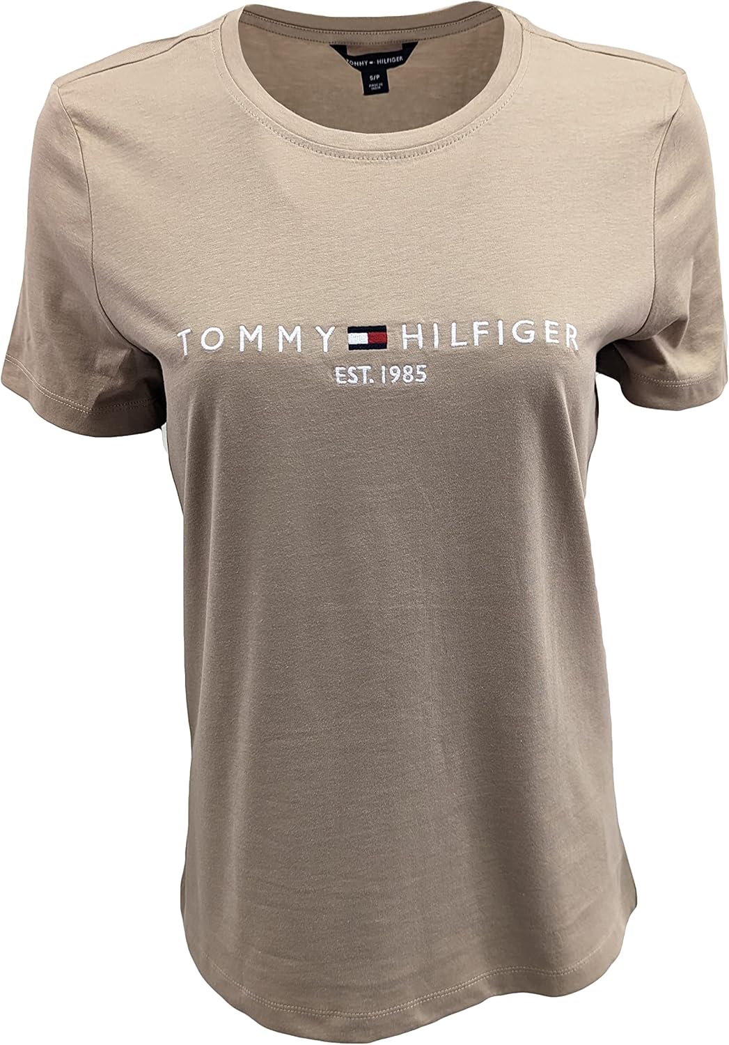 Tommy Hilfiger Женская базовая базовая хлопковая легкая мягкая, Tan (Est.1985)
Tommy Hilfiger Женская базовая базовая хлопковая легкая мягкая, Tan (Est.1985)