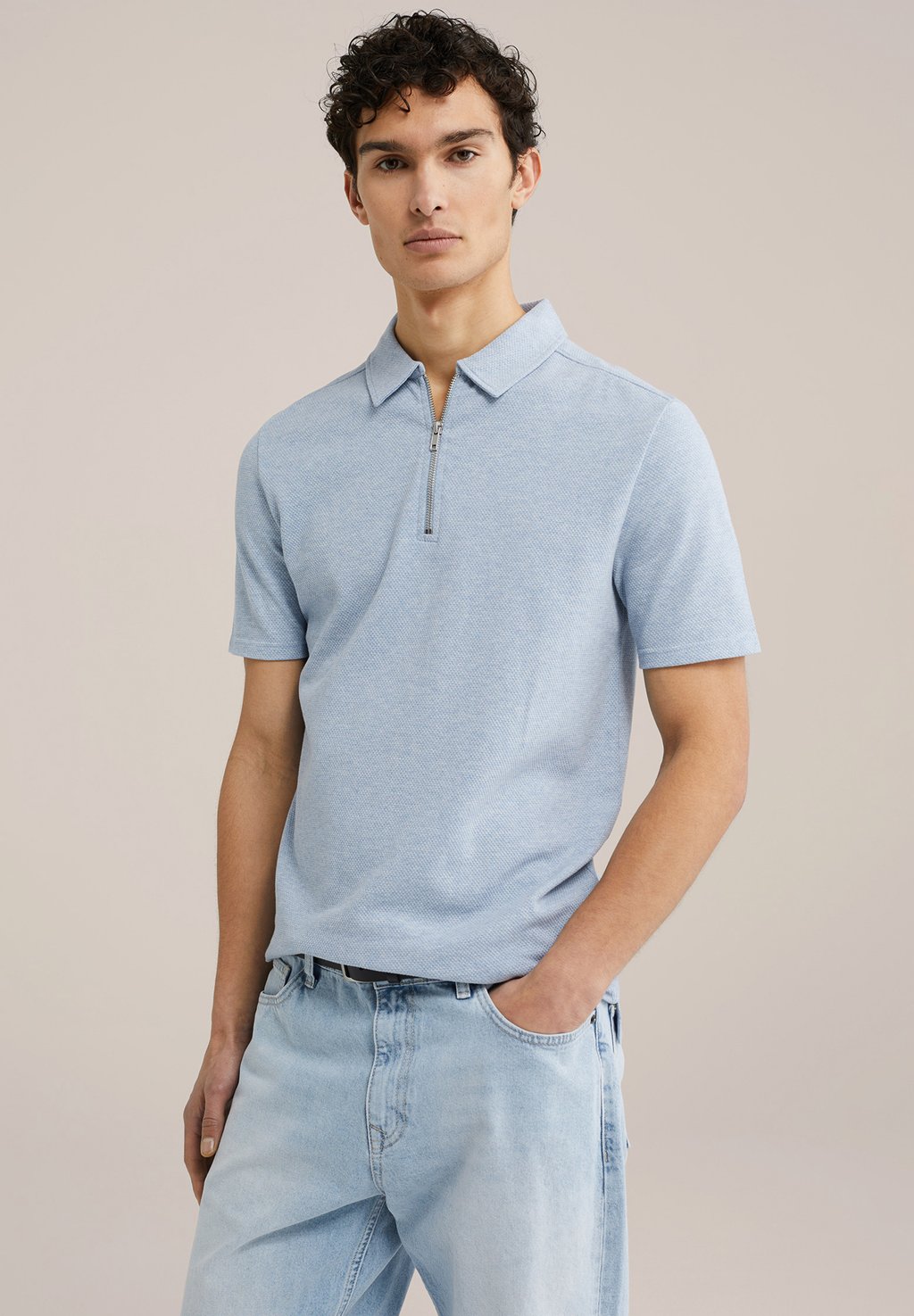 Рубашка поло WE Fashion, светло-голубой
Рубашка поло WE Fashion, светло-голубой