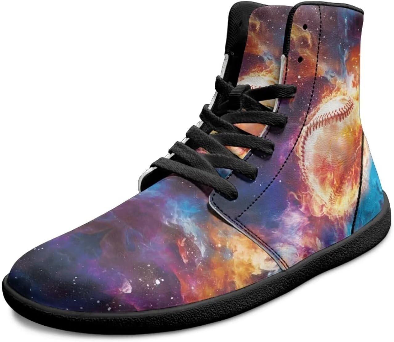 Мужские кроссовки с широким носком, высокие, на шнуровке, обувь для бега и походов с эффектом босоногости, без подъема, дышащие Xixirimido, Galaxy Baseball Flame
Мужские кроссовки с широким носком, высокие, на шнуровке, обувь для бега и походов с эффектом босоногости, без подъема, дышащие Xixirimido, Galaxy Baseball Flame