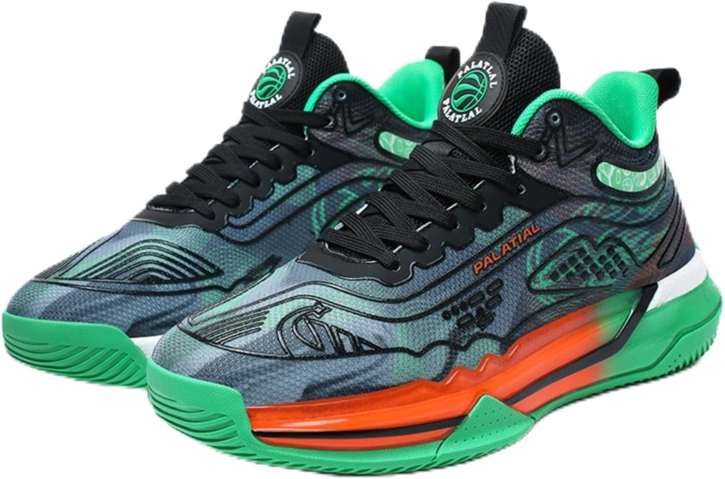 Мужские кроссовки для баскетбола с высокой платформой, сетчатой дышащей поверхностью, шнуровкой, амортизирующей стелькой, поддержкой щиколотки, противоскользящей подошвой, для спорта Netehadi, черный/зеленый
Мужские кроссовки для баскетбола с высокой платформой, сетчатой дышащей поверхностью, шнуровкой, амортизирующей стелькой, поддержкой щиколотки, противоскользящей подошвой, для спорта Netehadi, черный/зеленый