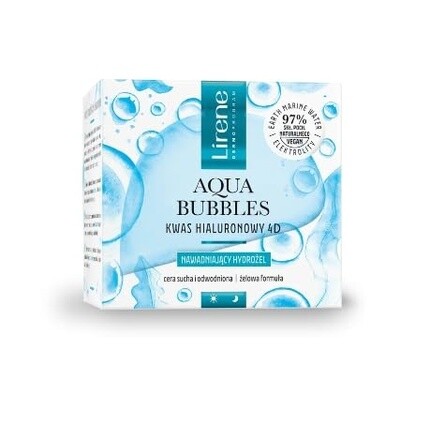 Lirene Aqua Bubbles Hyaluronic Acid 4D Увлажняющий гидрогель 50 мл
Lirene Aqua Bubbles Hyaluronic Acid 4D Увлажняющий гидрогель 50 мл