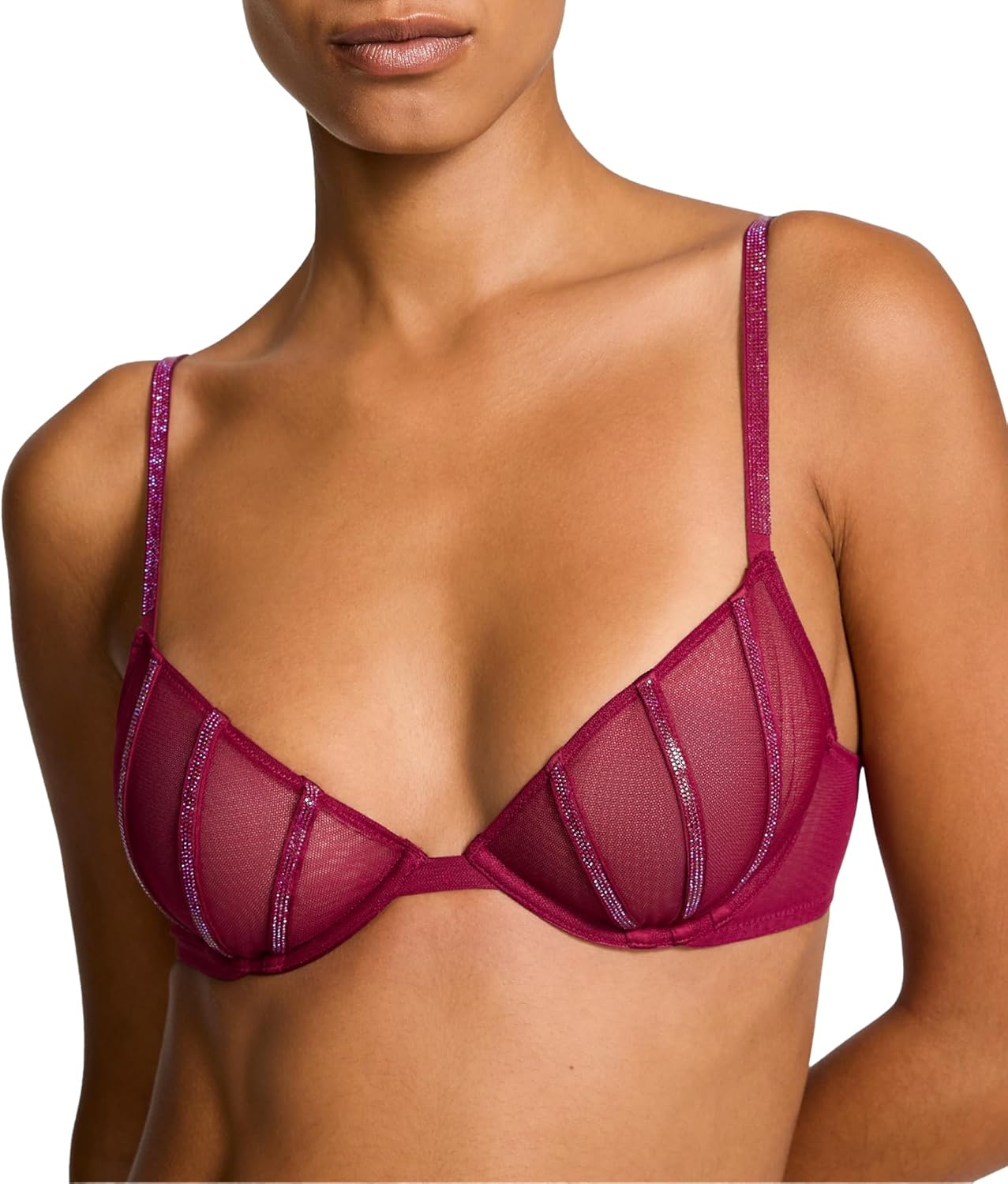 Victoria's Secret Fashion Show '24 Женский бюстгальтер Demi с низким вырезом и прозрачным блеском (32B-38D), Campari (23-24-360)
Victoria's Secret Fashion Show '24 Женский бюстгальтер Demi с низким вырезом и прозрачным блеском (32B-38D), Campari (23-24-360)