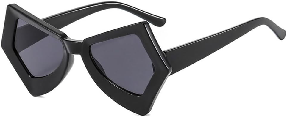 Ретро уникальные многоугольные солнцезащитные очки «кошачий глаз» для женщин, модные, с градиентными оттенками, защита от УФ-излучения UV400, оранжево-зеленые солнцезащитные очки для мужчин generic, Black Grey
Ретро уникальные многоугольные солнцезащитные очки «кошачий глаз» для женщин, модные, с градиентными оттенками, защита от УФ-излучения UV400, оранжево-зеленые солнцезащитные очки для мужчин generic, Black Grey