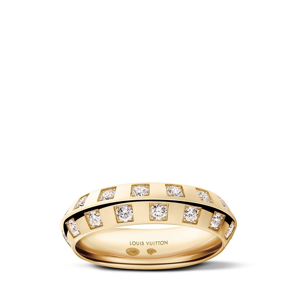 Кольцо Le Damier de Louis Vuitton среднего размера, желтое золото и бриллианты, золотой
Кольцо Le Damier de Louis Vuitton среднего размера, желтое золото и бриллианты, золотой