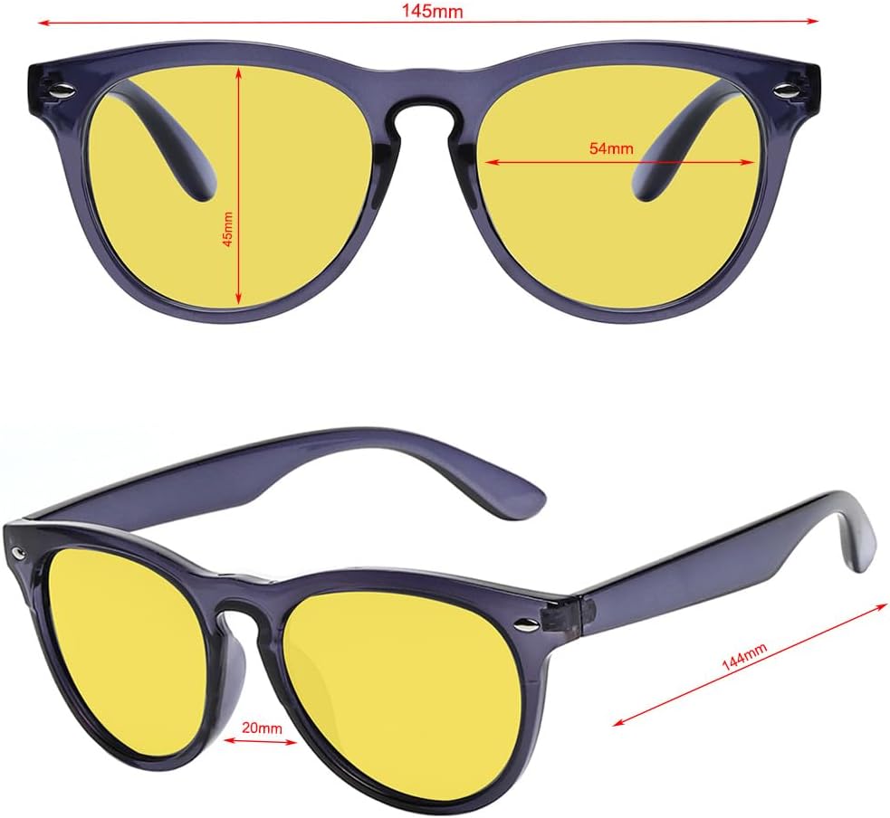 Очки ночного видения для вождения, поляризованные, с антибликовым покрытием, желтого цвета, солнцезащитные очки для вождения в ночное время, для мужчин и женщин Yogo Vision, Transparent Dark Blue
Очки ночного видения для вождения, поляризованные, с антибликовым покрытием, желтого цвета, солнцезащитные очки для вождения в ночное время, для мужчин и женщин Yogo Vision, Transparent Dark Blue