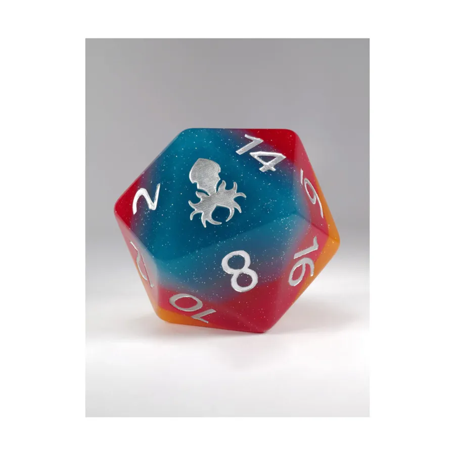 55мм Титан д20 - СУДЬБА, Oversized D20's (Kraken Dice)
55мм Титан д20 - СУДЬБА, Oversized D20's (Kraken Dice)