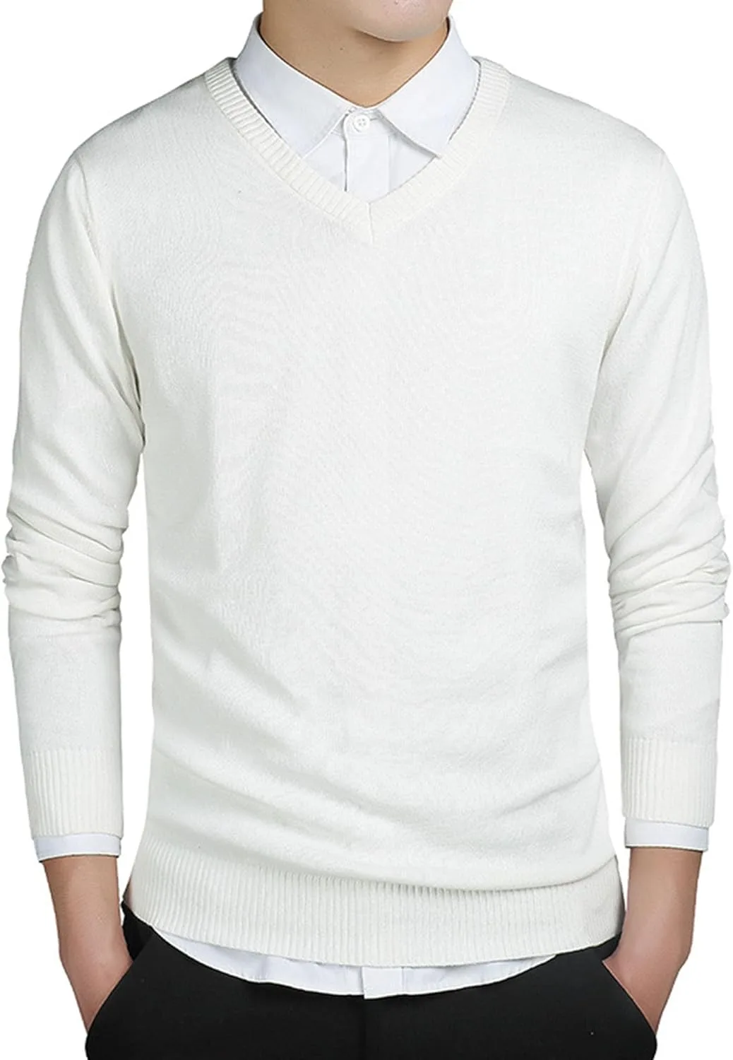 Мужской вязаный кардиган с V-образным вырезом SWJGLITTR
Мужской вязаный кардиган с V-образным вырезом SWJGLITTR