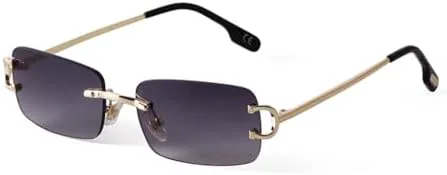 Солнцезащитные очки без оправы, прямоугольные, мужские, металлические, женские, с градиентными линзами, без оправы, защита от УФ-излучения UV400 MTZJH, C5 Gray
Солнцезащитные очки без оправы, прямоугольные, мужские, металлические, женские, с градиентными линзами, без оправы, защита от УФ-излучения UV400 MTZJH, C5 Gray