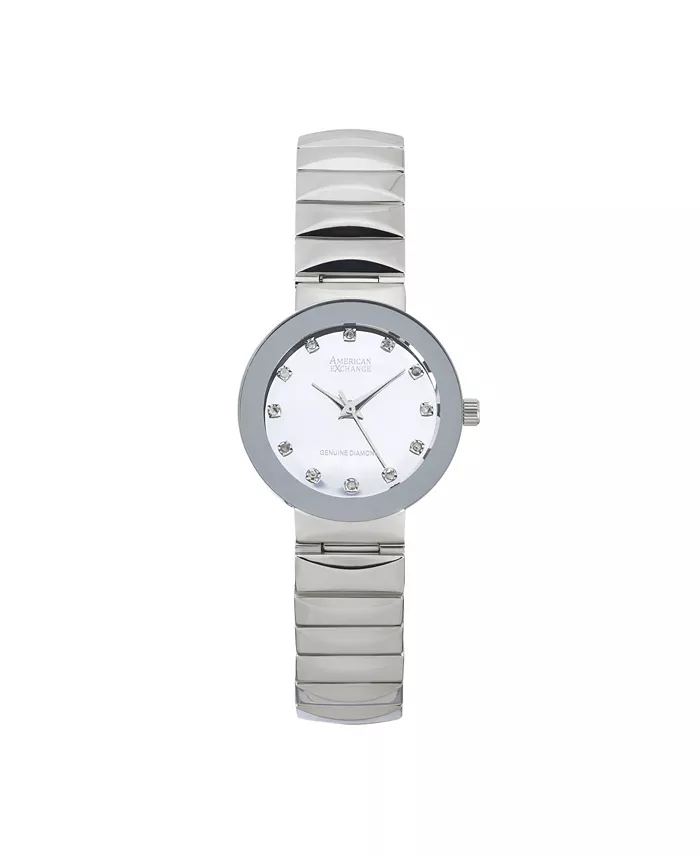 Женские часы с бриллиантами Shiny Silver Watch, 28 мм American Exchange
Женские часы с бриллиантами Shiny Silver Watch, 28 мм American Exchange