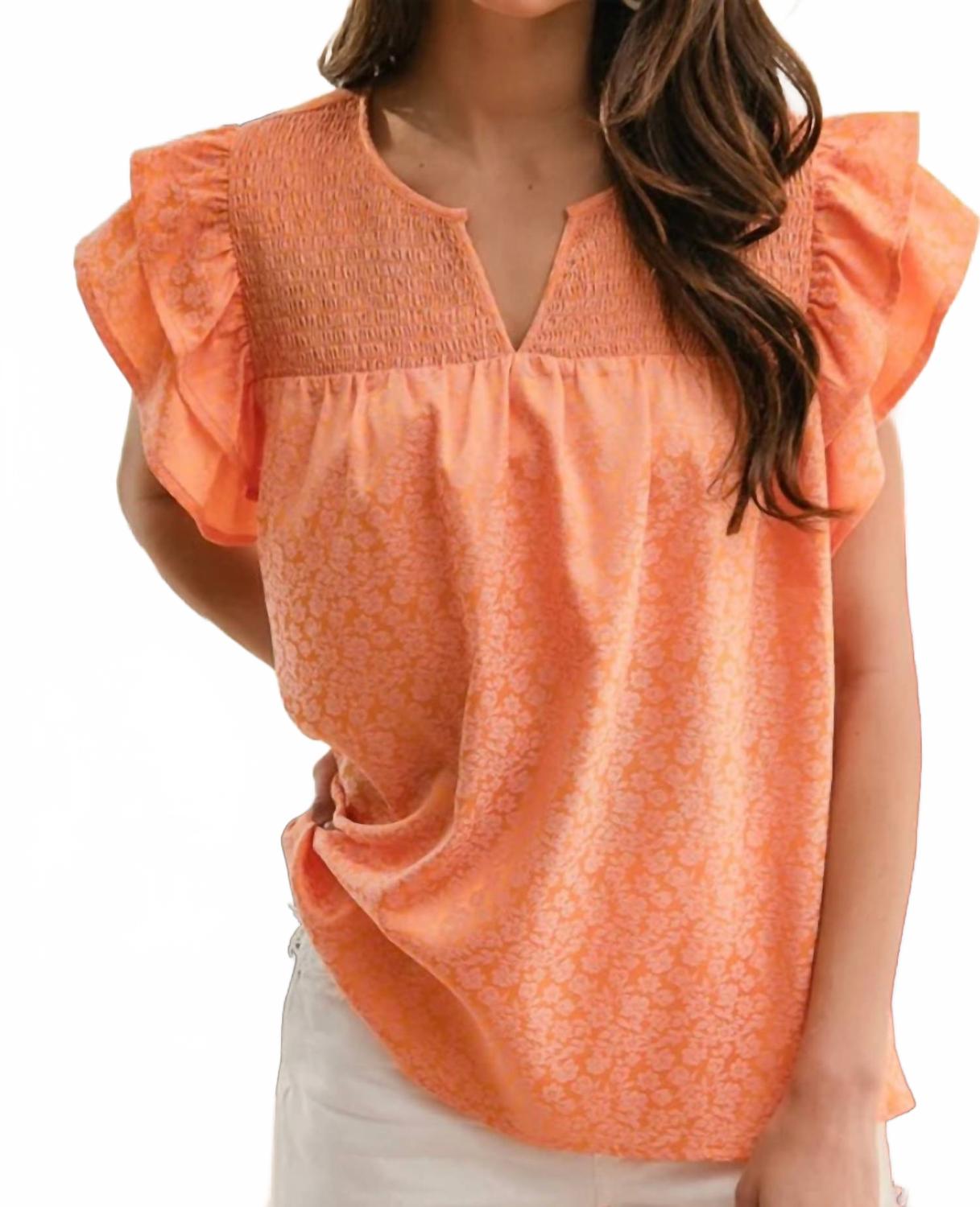 Женский топ Pamela в оранжевом BiBi
Женский топ Pamela в оранжевом BiBi