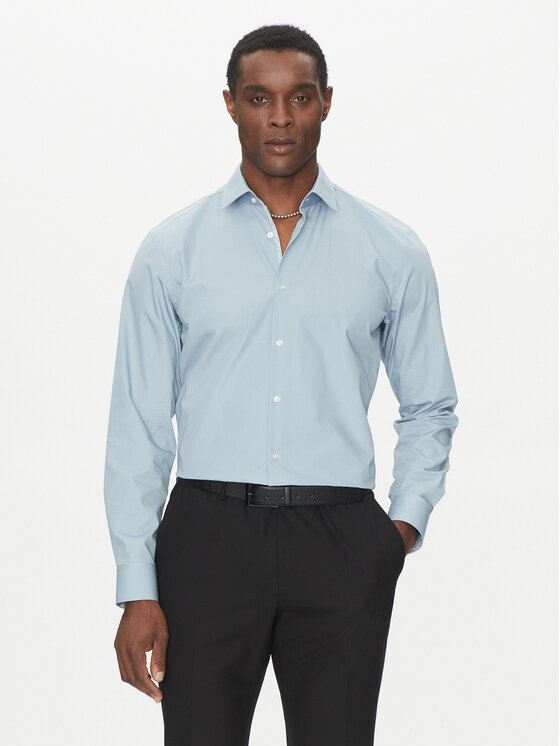 Рубашка облегающего кроя Koey 50539766 Hugo, голубой
Рубашка облегающего кроя Koey 50539766 Hugo, голубой