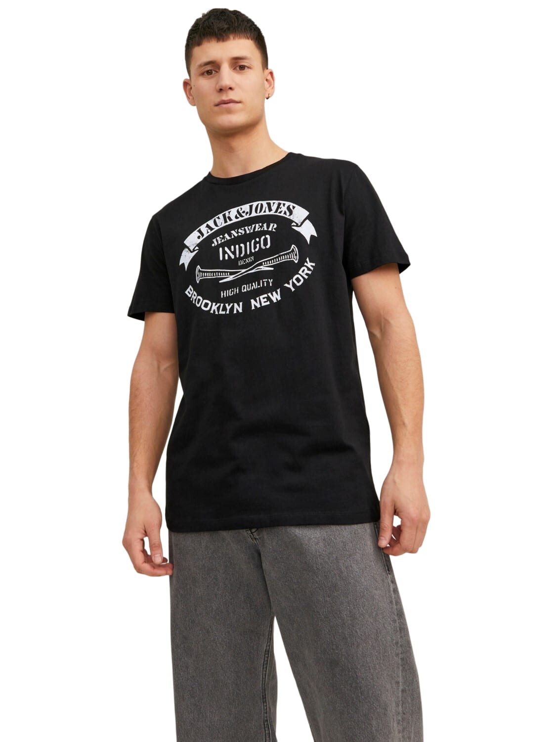 Футболка Jack & Jones JJEJEANS, черный 
Футболка Jack & Jones JJEJEANS, черный