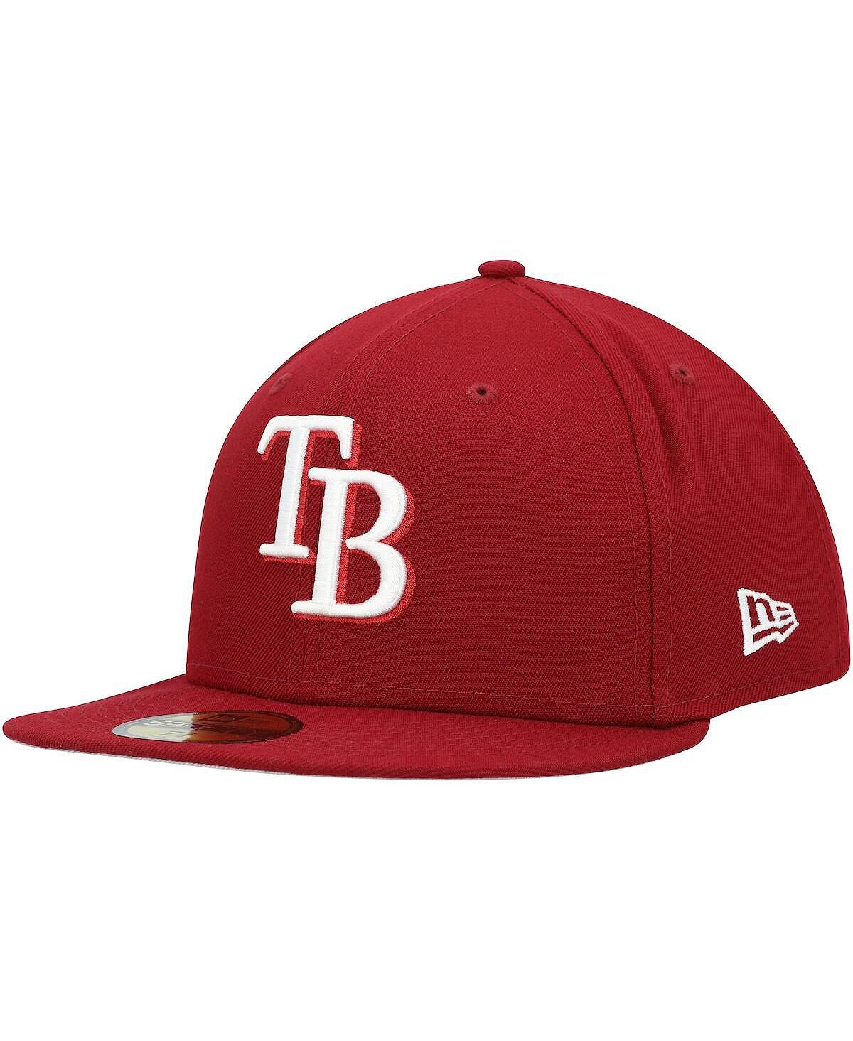 Мужская приталенная кепка Cardinal Tampa Bay Rays белая с логотипом 59FIFTY New Era
Мужская приталенная кепка Cardinal Tampa Bay Rays белая с логотипом 59FIFTY New Era