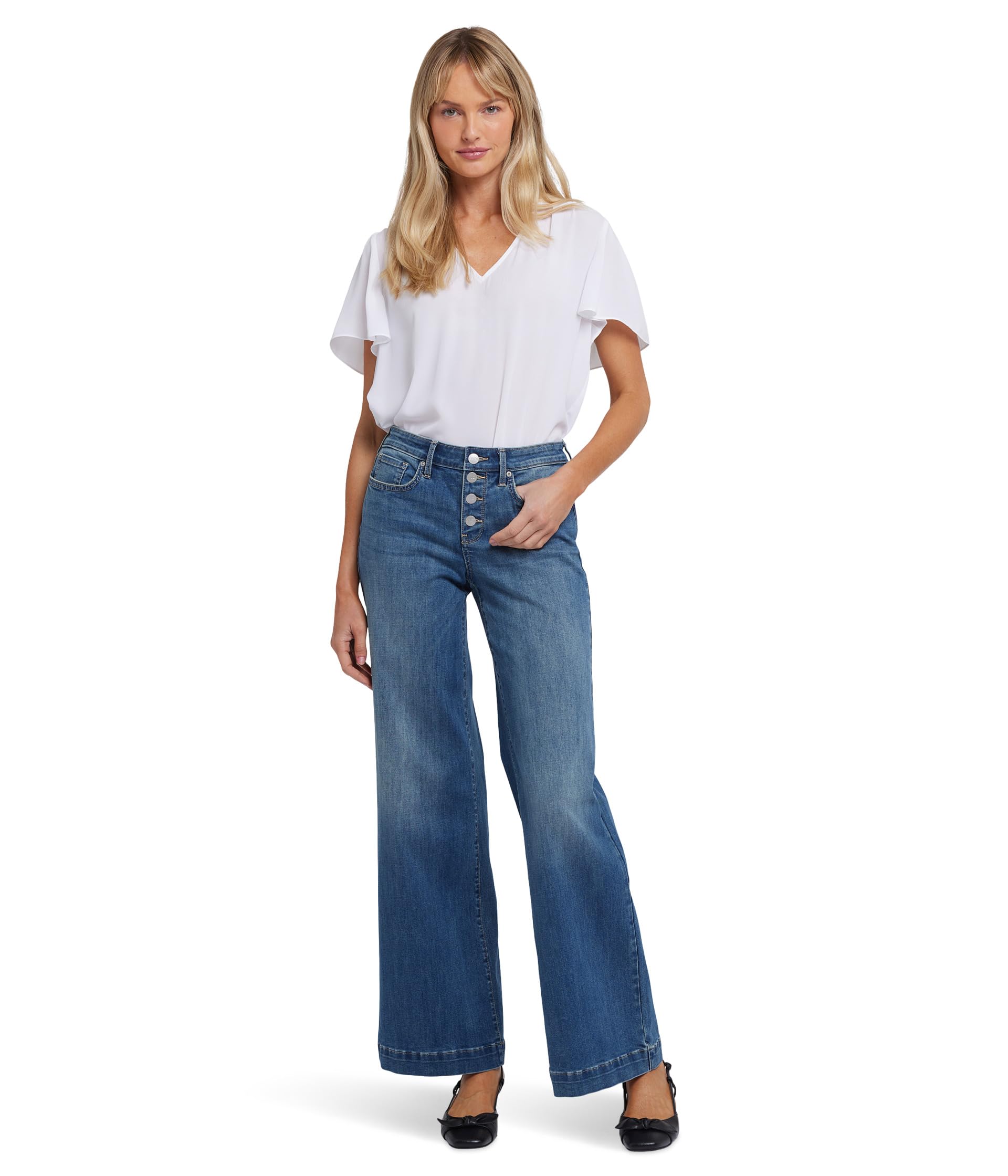 Джинсы NYDJ Teresa Wide Leg Exposed Button Fly Jeans in Costa Brava, цвет Costa Brava
Джинсы NYDJ Teresa Wide Leg Exposed Button Fly Jeans in Costa Brava, цвет Costa Brava
