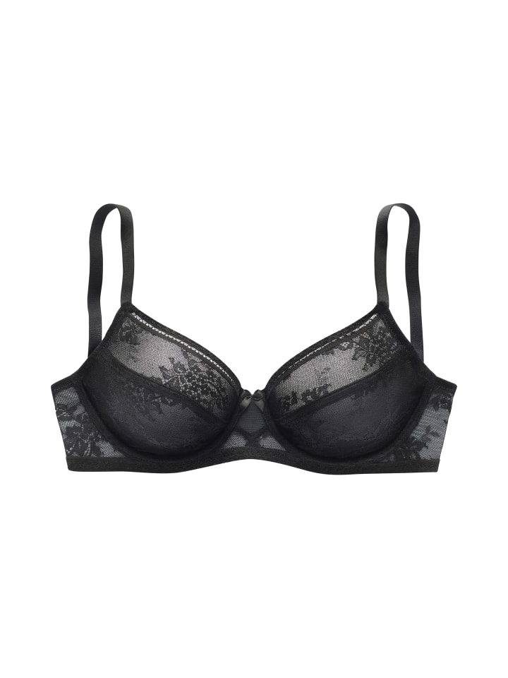 Бюстгальтер на косточках LASCANA, черный
Бюстгальтер на косточках LASCANA, черный