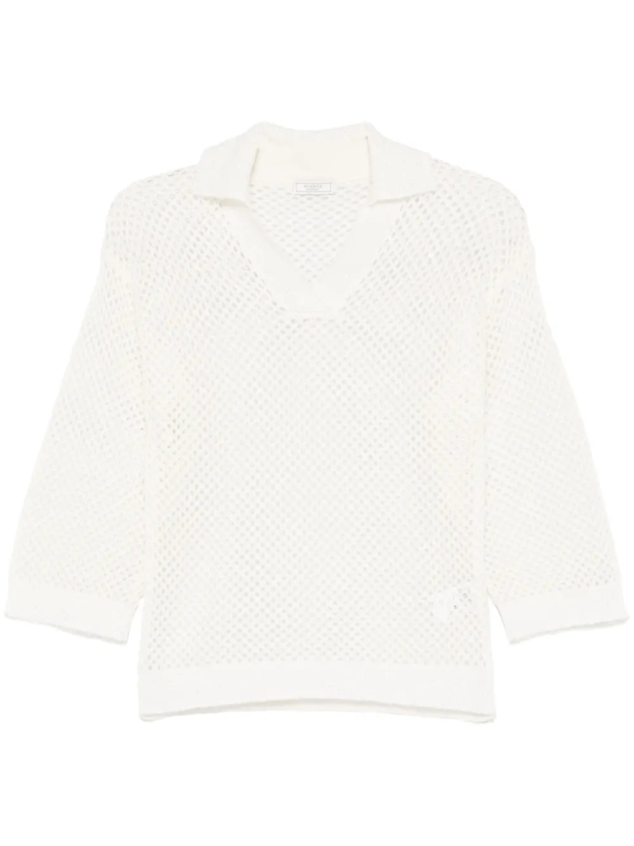 Топ Peserico ажурной вязки, белый
Топ Peserico ажурной вязки, белый