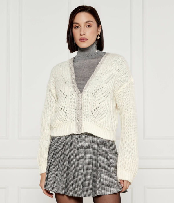 Кардиган женский Liu Jo ажурный короткий, экрю
Кардиган женский Liu Jo ажурный короткий, экрю