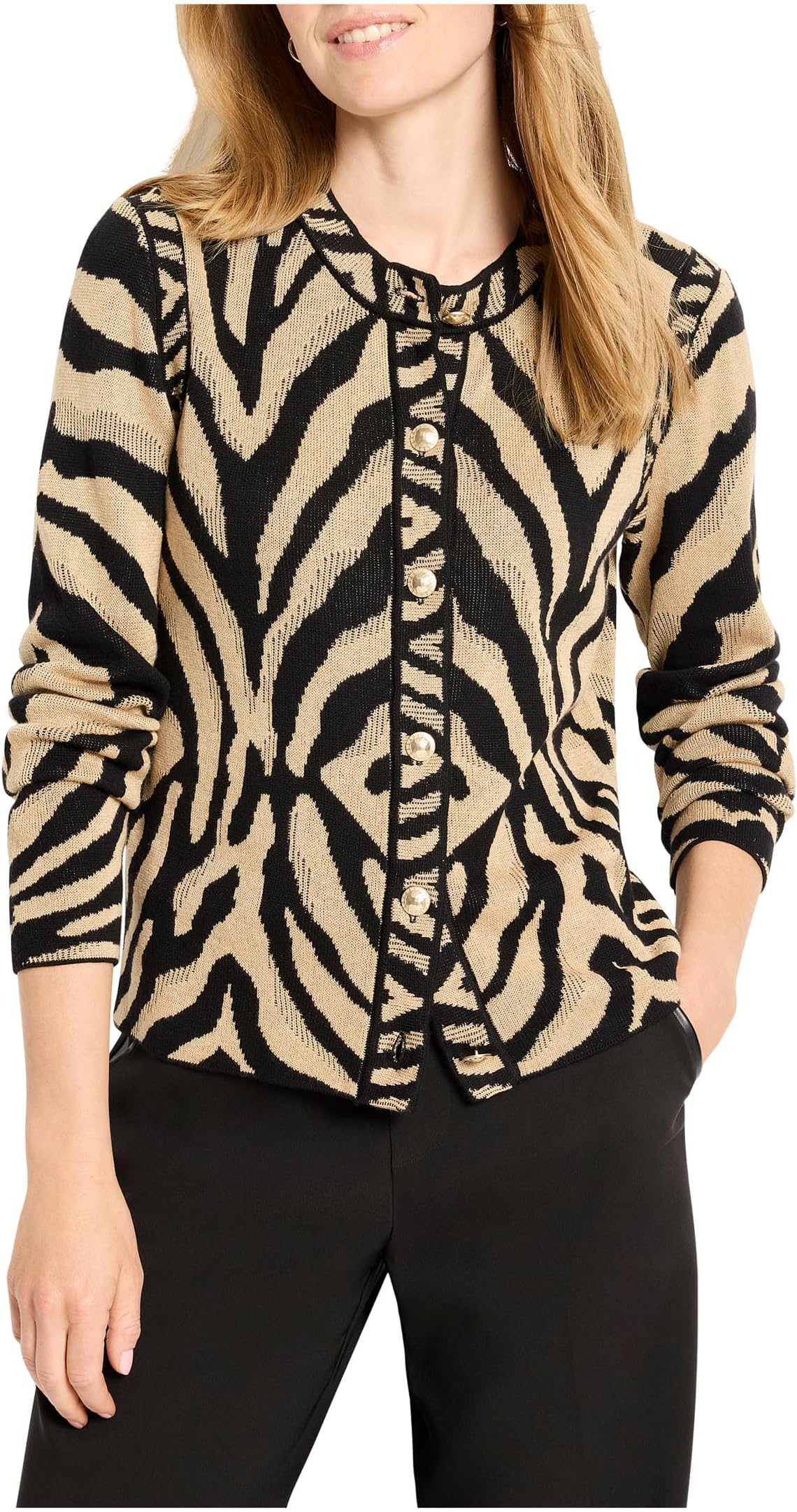 Свитер NIC+ZOE Women's Petite Animal Jacquard Cardigan, Neutral Multi
Свитер NIC+ZOE Women's Petite Animal Jacquard Cardigan, Neutral Multi