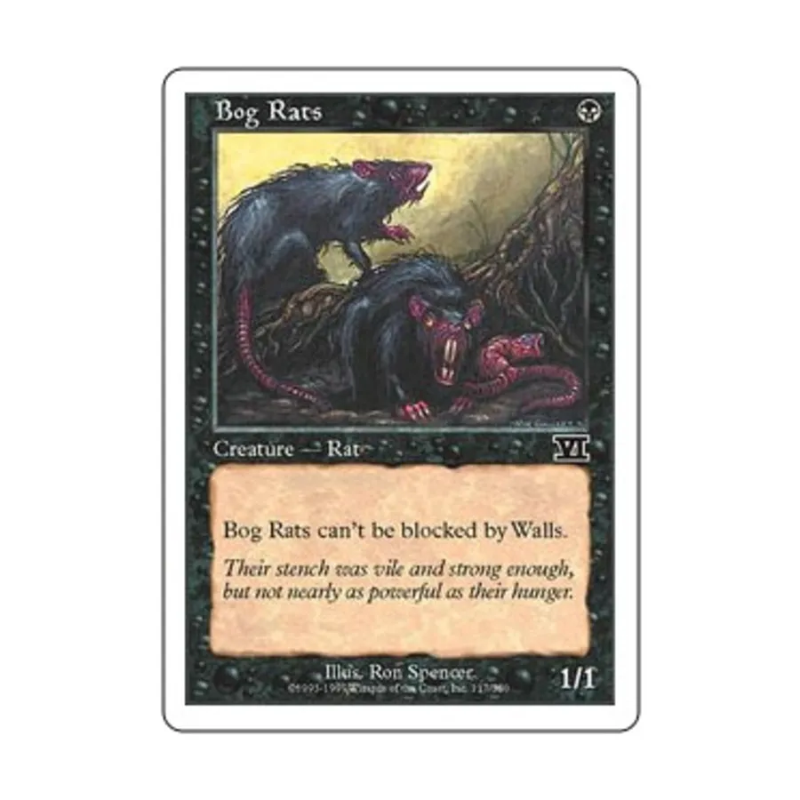 CCG Болотные крысы (С), MTG - 6th Edition (Classic)
CCG Болотные крысы (С), MTG - 6th Edition (Classic)