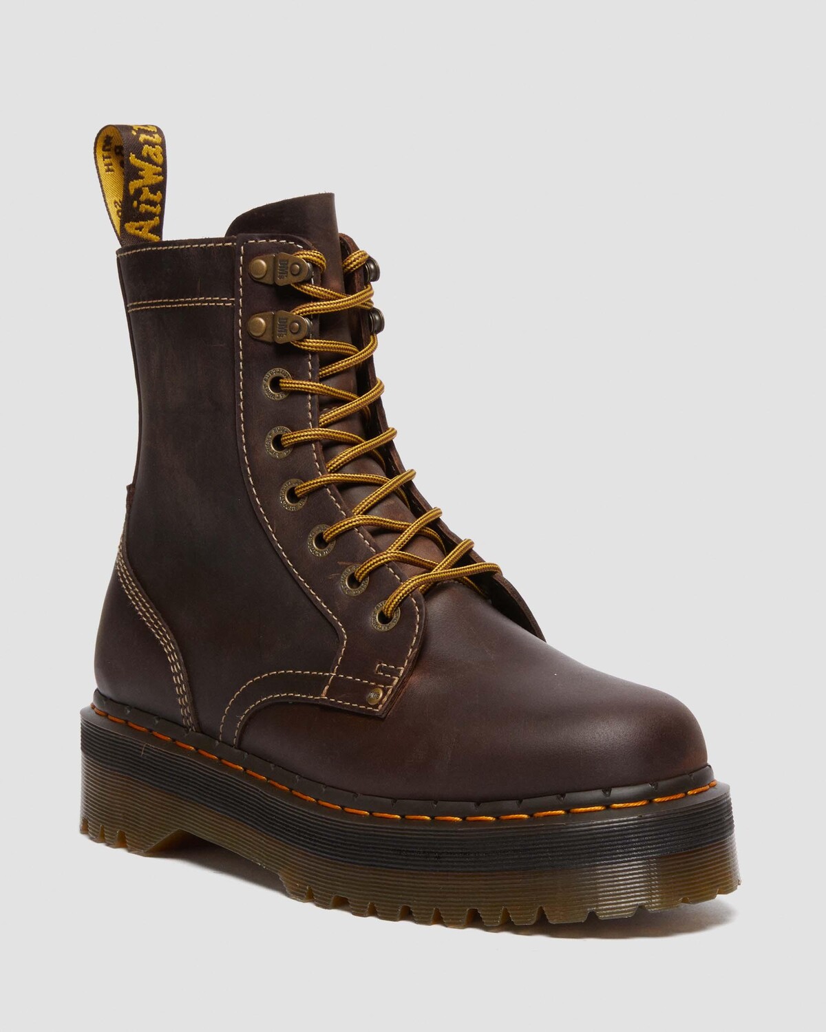 Мужские ботинки Dr. Martens Crazy Horse на шнуровке, коричневый 
Мужские ботинки Dr. Martens Crazy Horse на шнуровке, коричневый