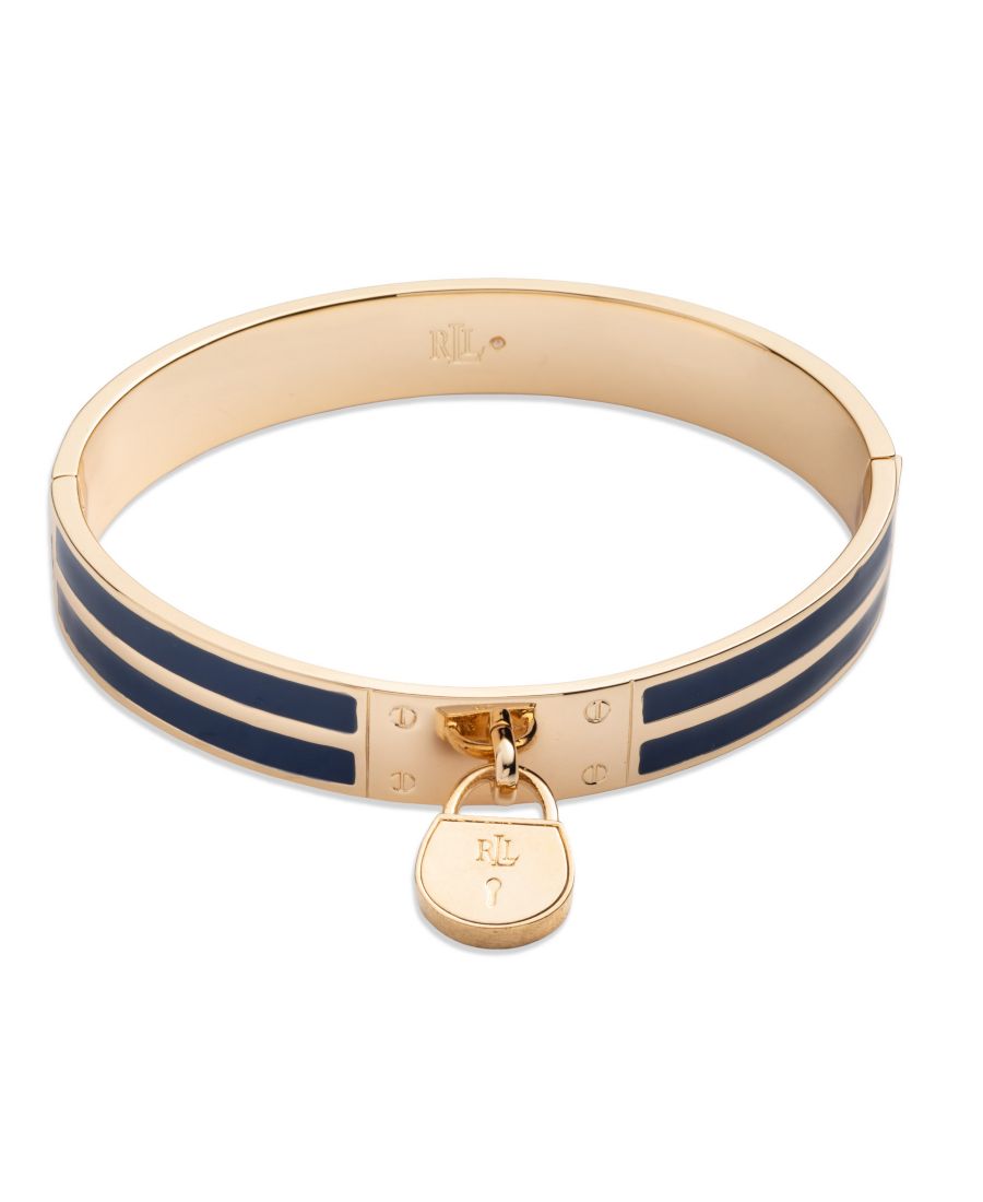 Браслет-манжета с золотистым замком Lauren Ralph Lauren, Navy
Браслет-манжета с золотистым замком Lauren Ralph Lauren, Navy