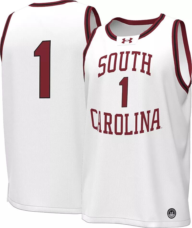 Мужская белая баскетбольная майка Under Armour South Carolina Gamecocks #1
Мужская белая баскетбольная майка Under Armour South Carolina Gamecocks #1
