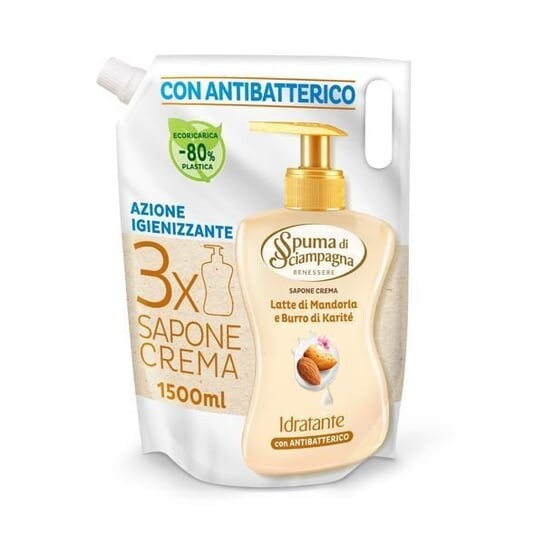 Жидкое мыло Молоко и Миндаль, 1,5л Spuma Di Sciampagna
Жидкое мыло Молоко и Миндаль, 1,5л Spuma Di Sciampagna