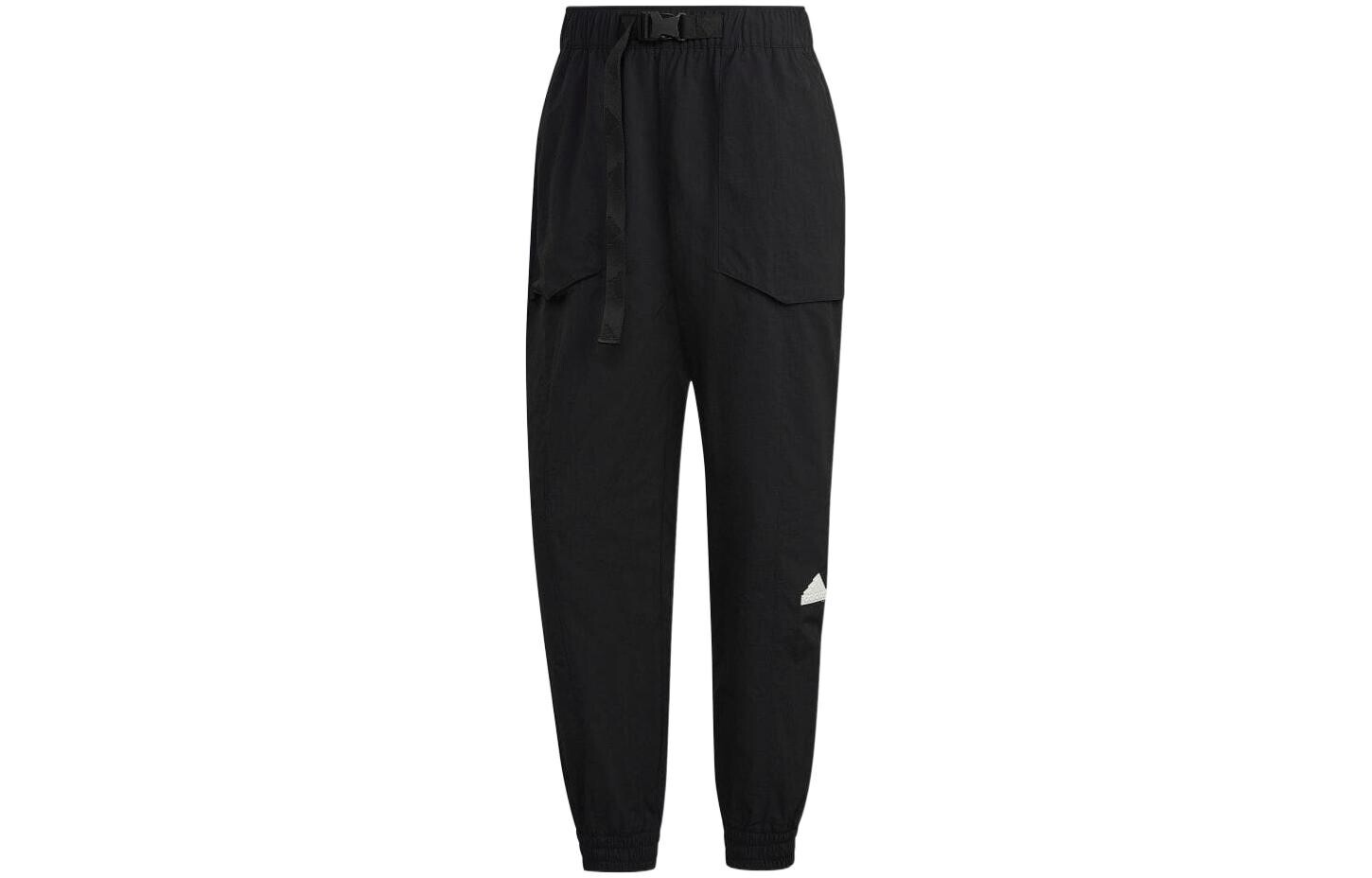 Трикотажные спортивные штаны мужские черные Adidas, черный 
Трикотажные спортивные штаны мужские черные Adidas, черный