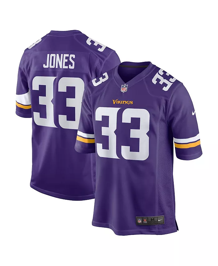 Мужская игровая футболка Aaron Jones фиолетовая Minnesota Vikings Nike
Мужская игровая футболка Aaron Jones фиолетовая Minnesota Vikings Nike