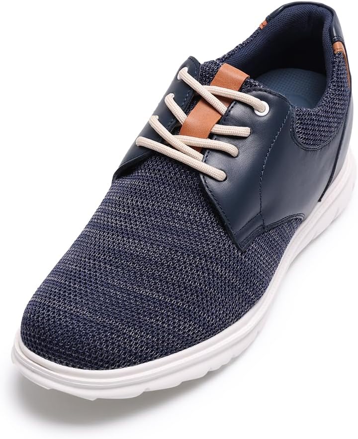 Мужские невидимые ботинки CHAMARIPA с увеличением роста - легкие повседневные кроссовки на шнуровке для ходьбы с прибавкой роста 7 см, синий
Мужские невидимые ботинки CHAMARIPA с увеличением роста - легкие повседневные кроссовки на шнуровке для ходьбы с прибавкой роста 7 см, синий