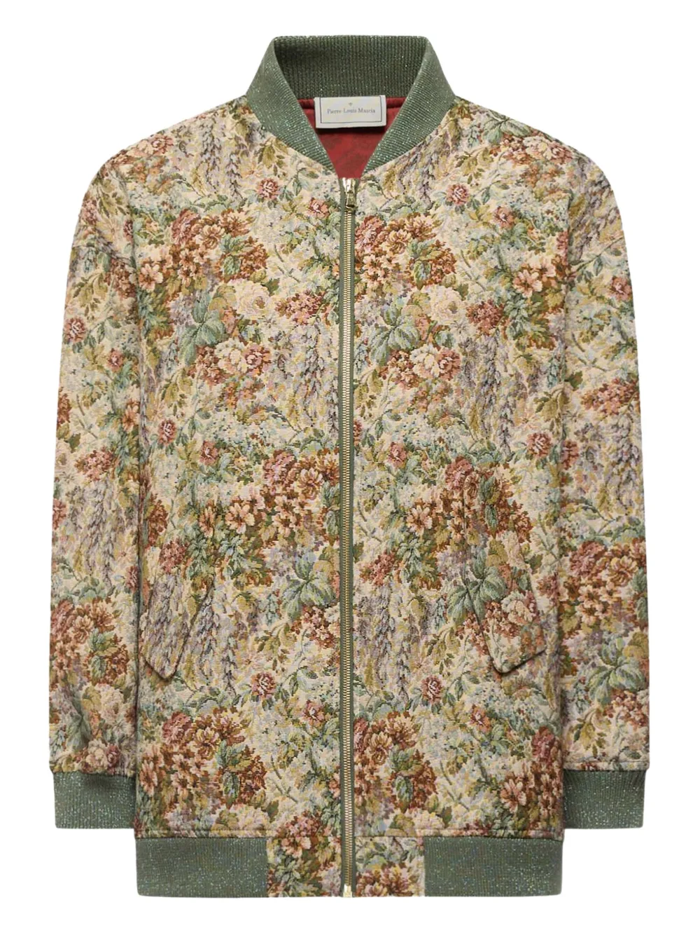 Бомбер из жаккарда с цветочным узором Pierre-Louis Mascia, нейтральный 
Бомбер из жаккарда с цветочным узором Pierre-Louis Mascia, нейтральный