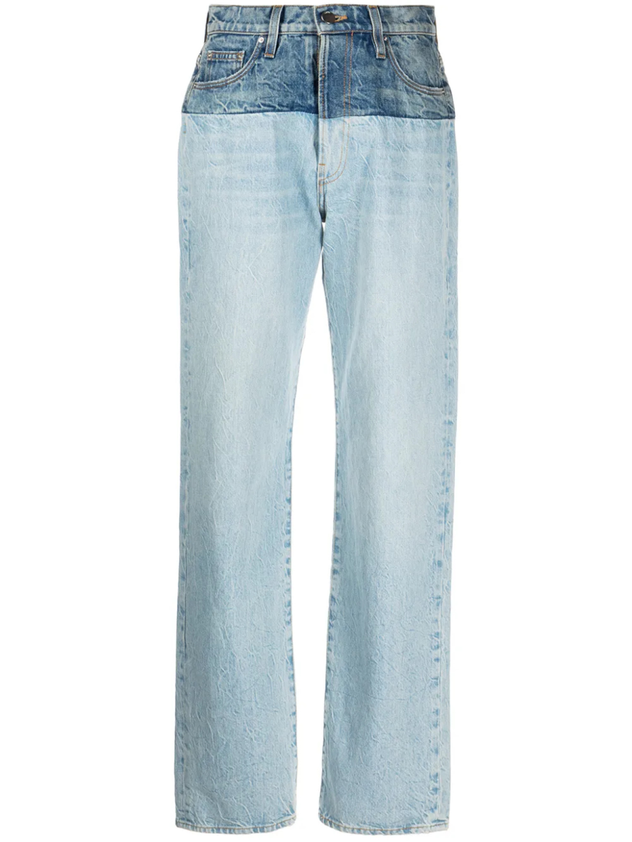 AMIRI прямые джинсы с завышенной талией, синий
AMIRI прямые джинсы с завышенной талией, синий