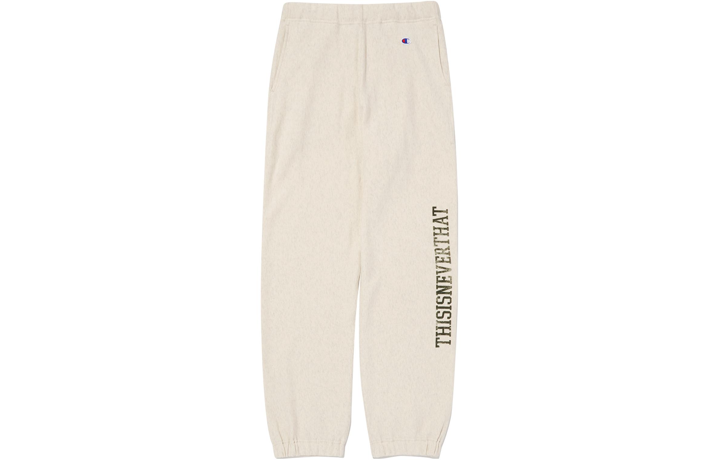 Champion Thisisneverthat вязаные спортивные штаны унисекс ecru
Champion Thisisneverthat вязаные спортивные штаны унисекс ecru