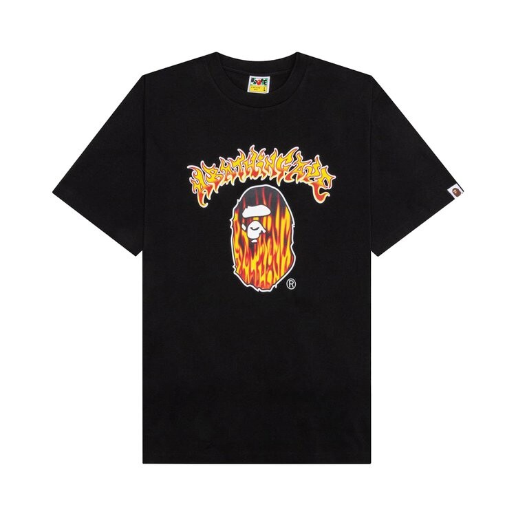 Футболка BAPE Mad Flame Ape Head Tee, черный
Футболка BAPE Mad Flame Ape Head Tee, черный