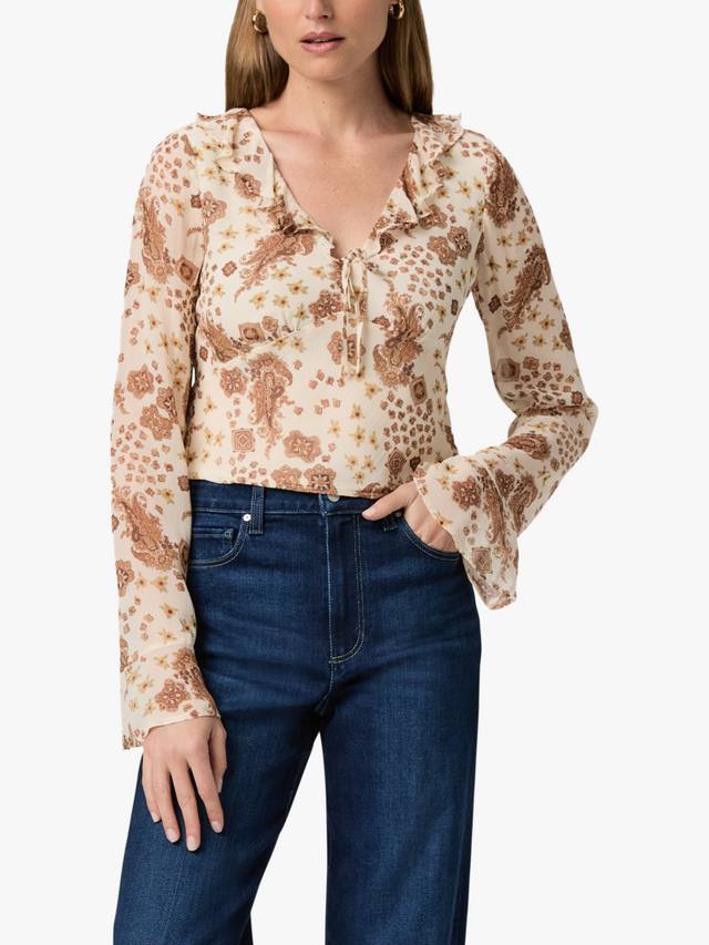 Delamar Paisley топ из чистого шелка PAIGE, White/Brown
Delamar Paisley топ из чистого шелка PAIGE, White/Brown