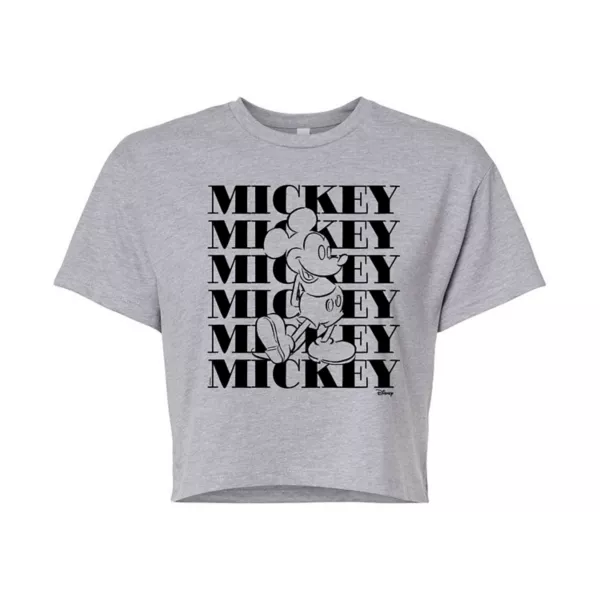 Укороченная футболка юниоров с Микки Маусом Disney, серый
Укороченная футболка юниоров с Микки Маусом Disney, серый