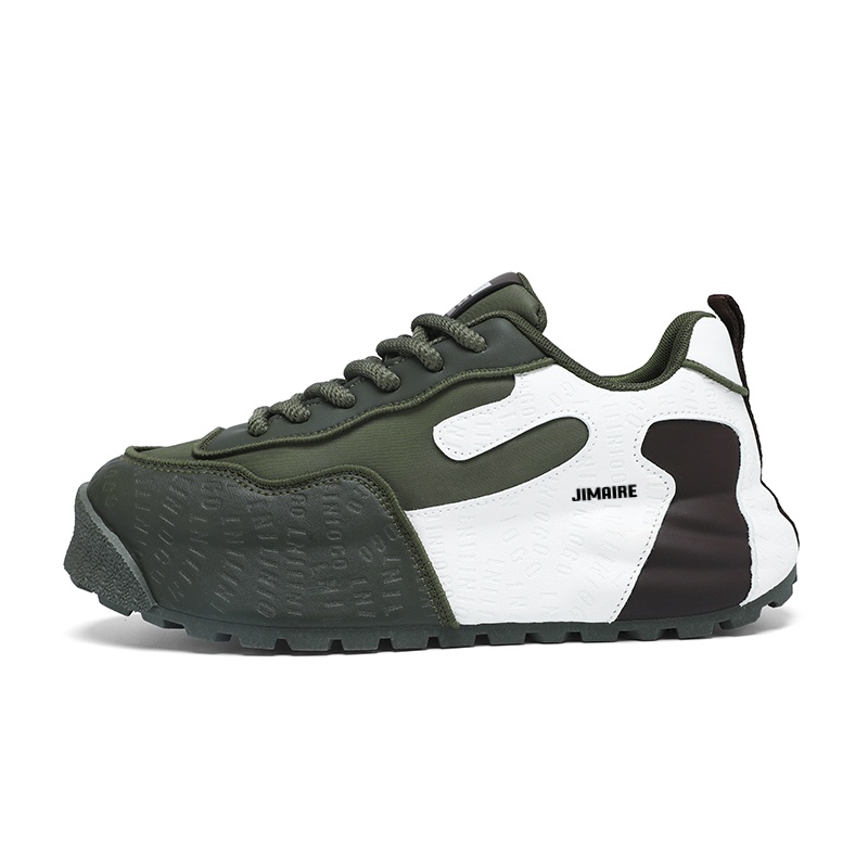 King Jinmai Мужские низкие кеды бело-зеленые, цвет White Green 
King Jinmai Мужские низкие кеды бело-зеленые, цвет White Green