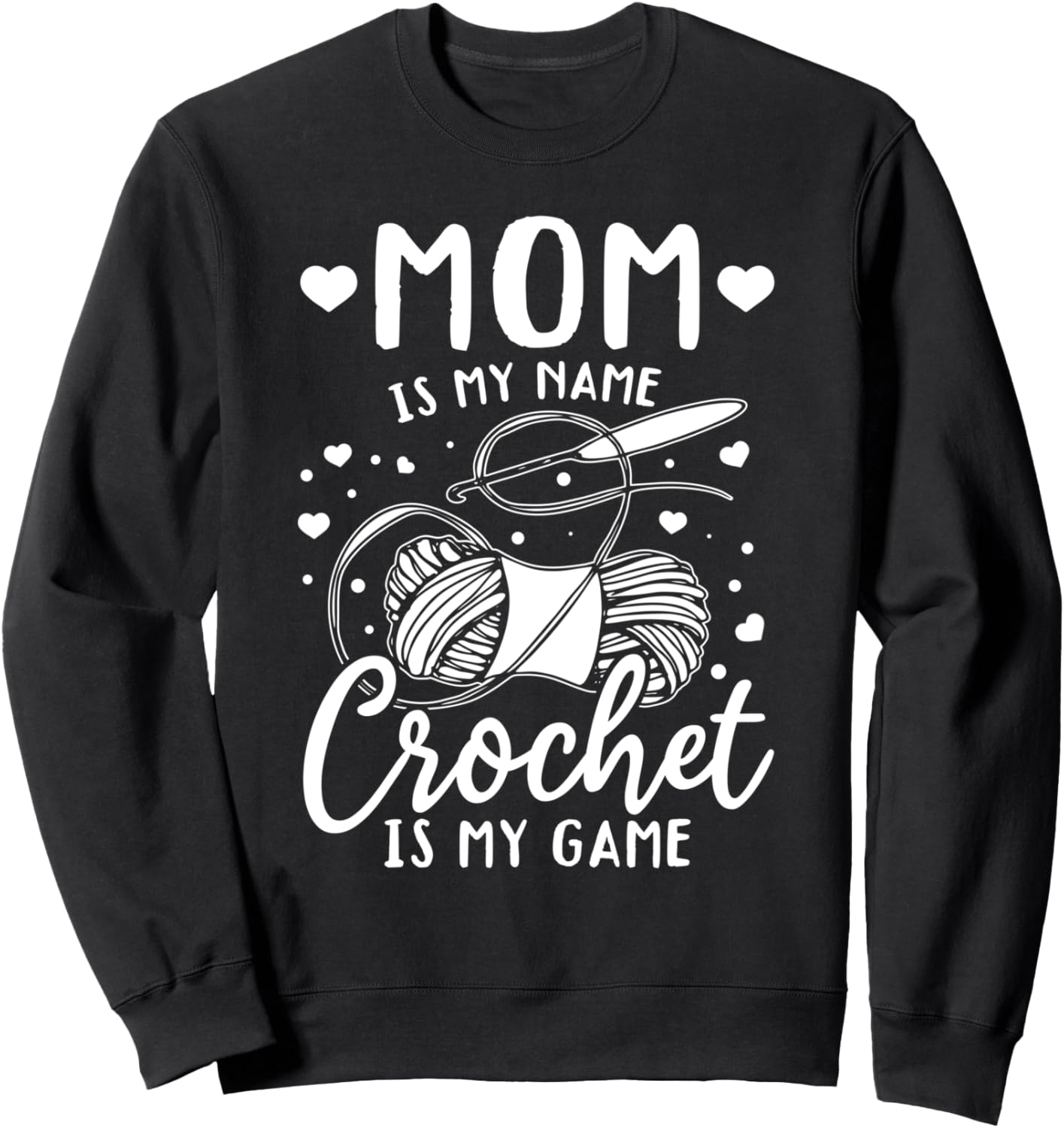 Меня зовут мама, и я увлекаюсь вязанием крючком. - Толстовка с надписью «Мама вяжет крючком» Crochet Mom Crocheting, черный
Меня зовут мама, и я увлекаюсь вязанием крючком. - Толстовка с надписью «Мама вяжет крючком» Crochet Mom Crocheting, черный