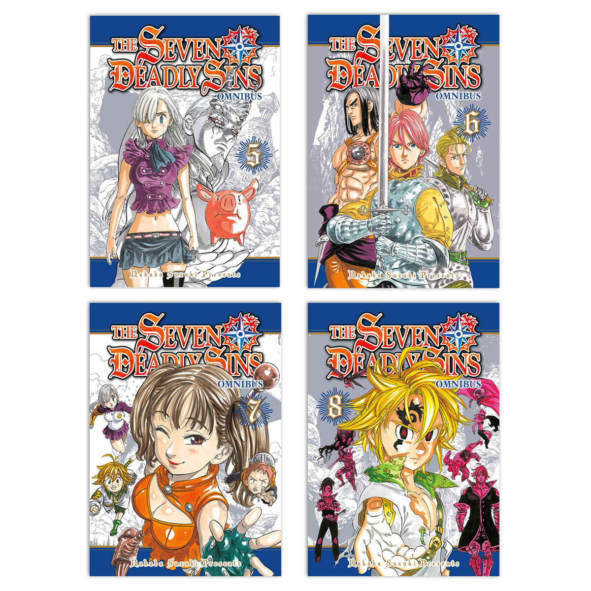 Манга The Seven Deadly Sins Manga Omnibus (5-8) Bundle
Манга The Seven Deadly Sins Manga Omnibus (5-8) Bundle