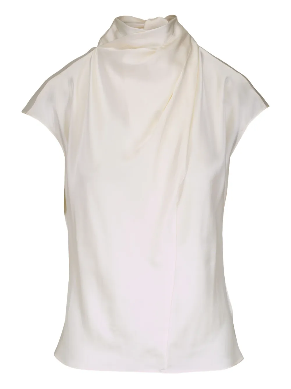 Атласная блузка с драпировкой Veronica Beard, белый
Атласная блузка с драпировкой Veronica Beard, белый