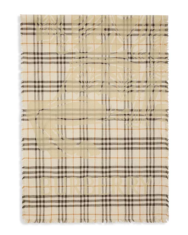 Шарф из шерсти и шелка в клетку Ekd Burberry, серый
Шарф из шерсти и шелка в клетку Ekd Burberry, серый