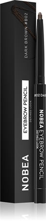 Автоматический карандаш для бровей NOBEA Day-to-Day Eyebrow Pencil, 02 Dark brown 0,3 g
Автоматический карандаш для бровей NOBEA Day-to-Day Eyebrow Pencil, 02 Dark brown 0,3 g