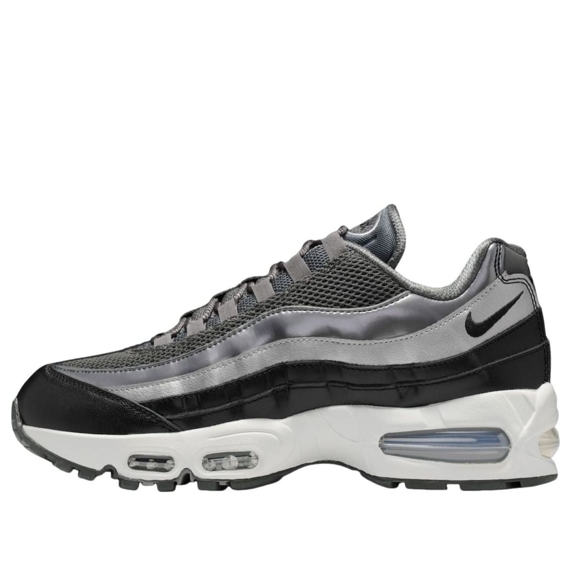 (WMNS) Nike Air Max 95 'Dark Grey Metallic Silver'
(WMNS) Nike Air Max 95 'Dark Grey Metallic Silver'