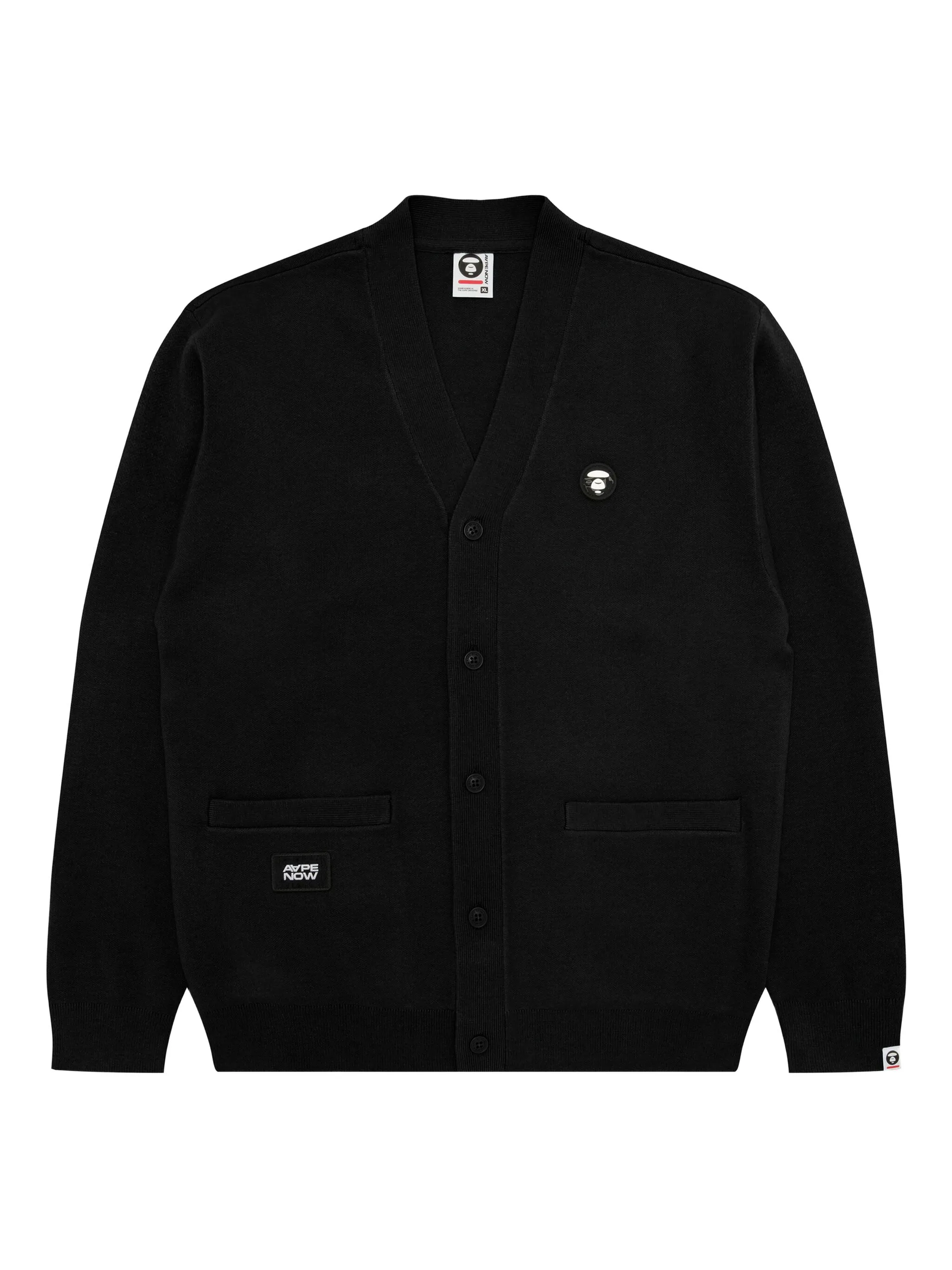 Кардиган Ape Head с карманами Aape By A Bathing Ape, черный
Кардиган Ape Head с карманами Aape By A Bathing Ape, черный