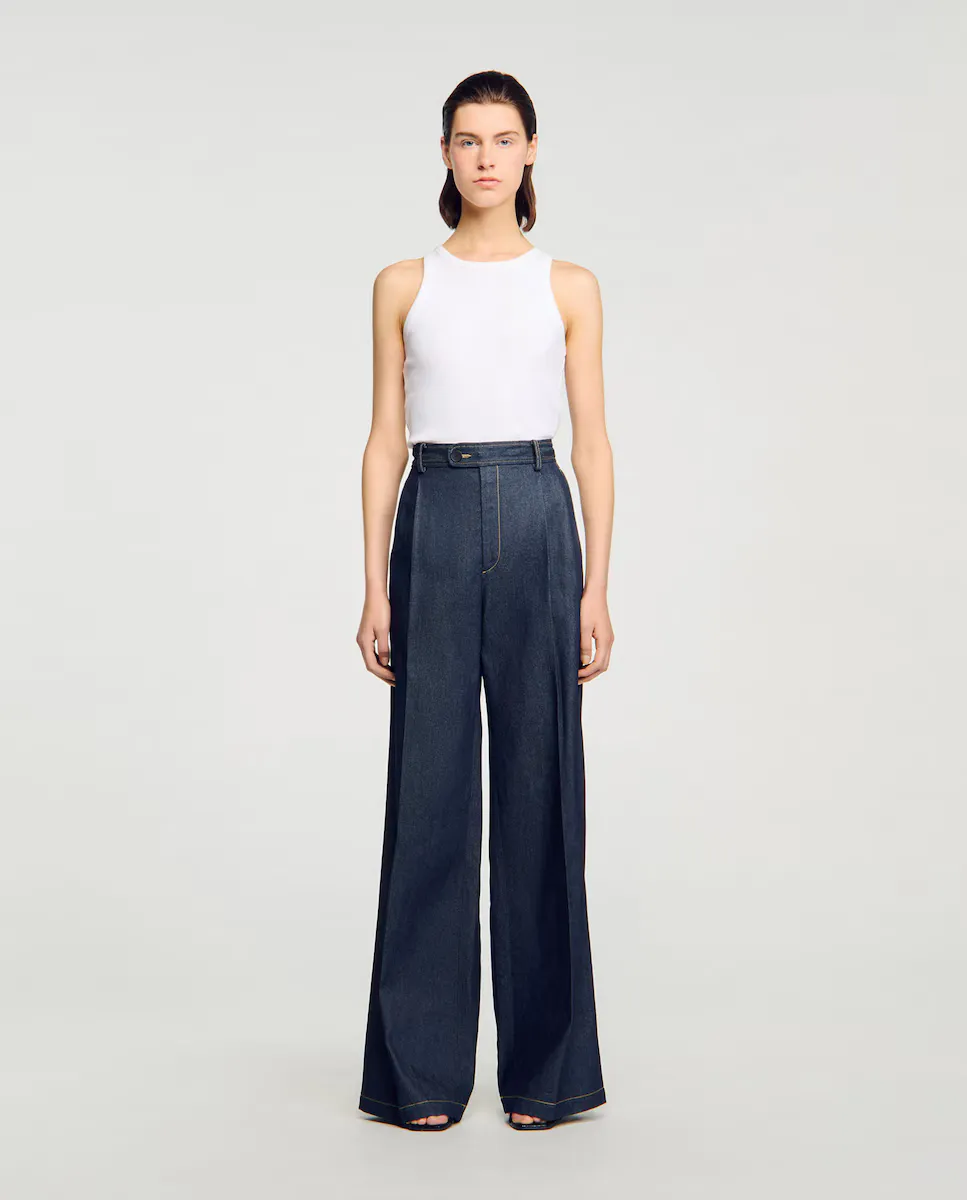 Женские брюки из денима Sandro, синий
Женские брюки из денима Sandro, синий